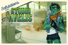 Load image into Gallery viewer, Dames and Dragons College AU Postcard Set