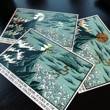 Load image into Gallery viewer, The Forces - Gold Foil Print