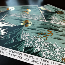 Load image into Gallery viewer, The Forces - Gold Foil Print